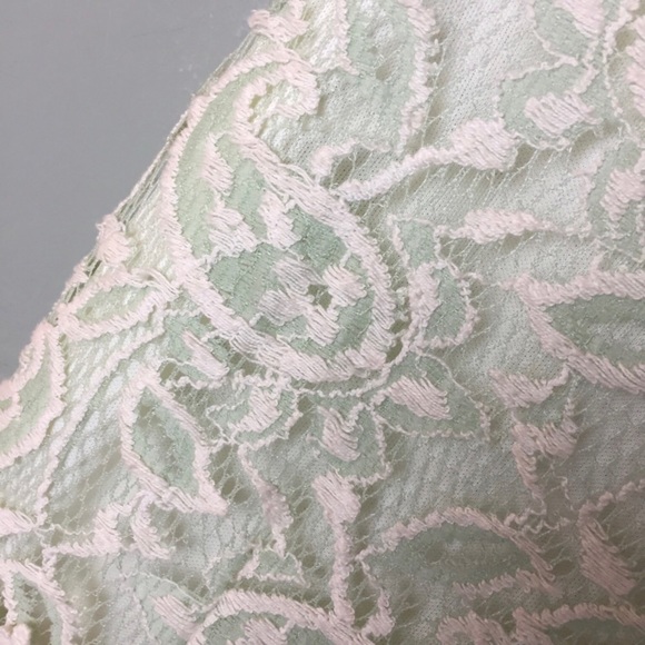 Altar’d State Mint Paisley Lace Sleeveless Sheath Dress Size Small - Picture 7 of 10